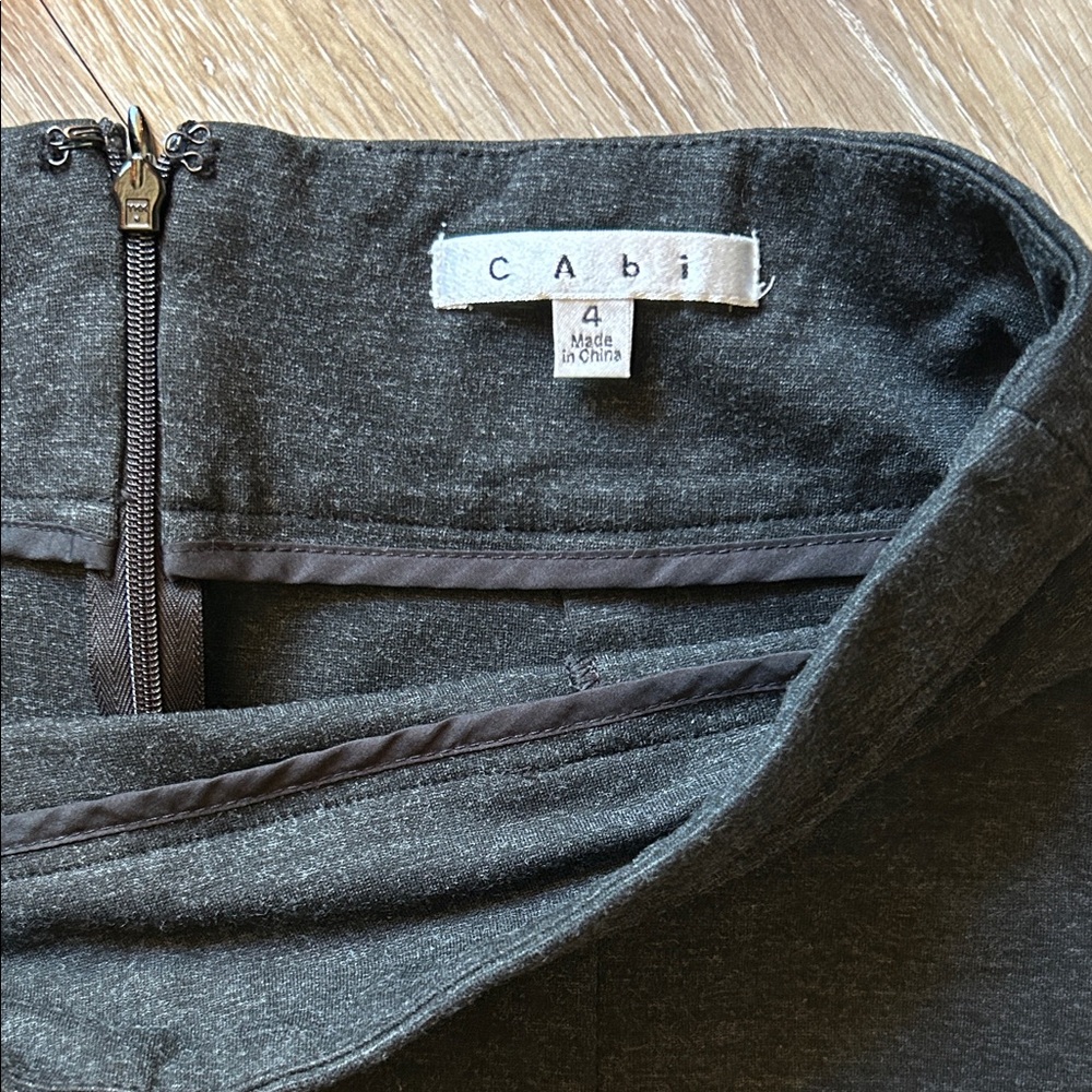 CAbi Charcoal High Waisted Skirt - Picture 2 of 8